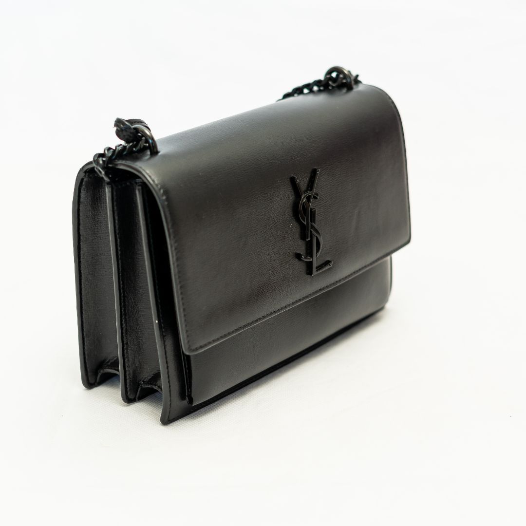 Saint Laurent sunset medium in smooth leather