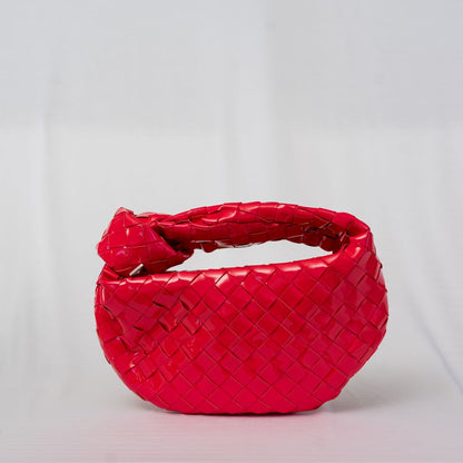 Bottega Veneta Mini Patent Intrecciato Jodie Handbag