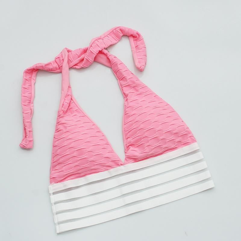 Sexy Deep V-Neck Halter Workout Women Bar Women Clothing 11 Color