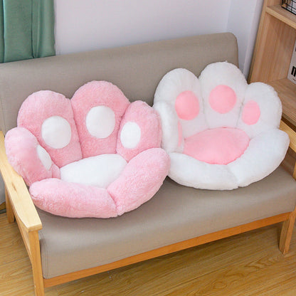 Chair Cushions, Cute Cat Paw Shape Plush Seat Cushions For Home Office Hotel Café New Style 2021