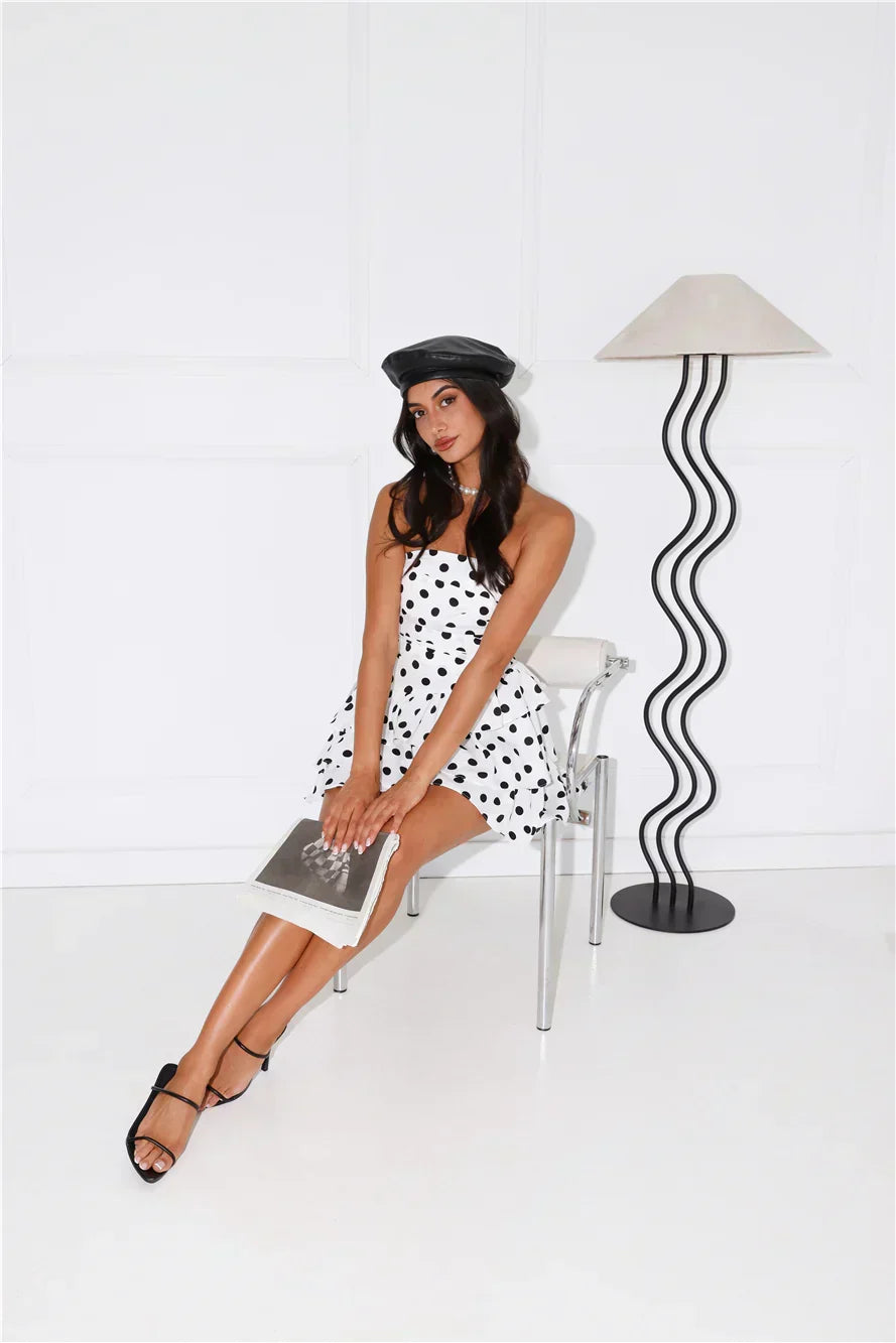 Couture Dreams Strapless Mini Dress White
