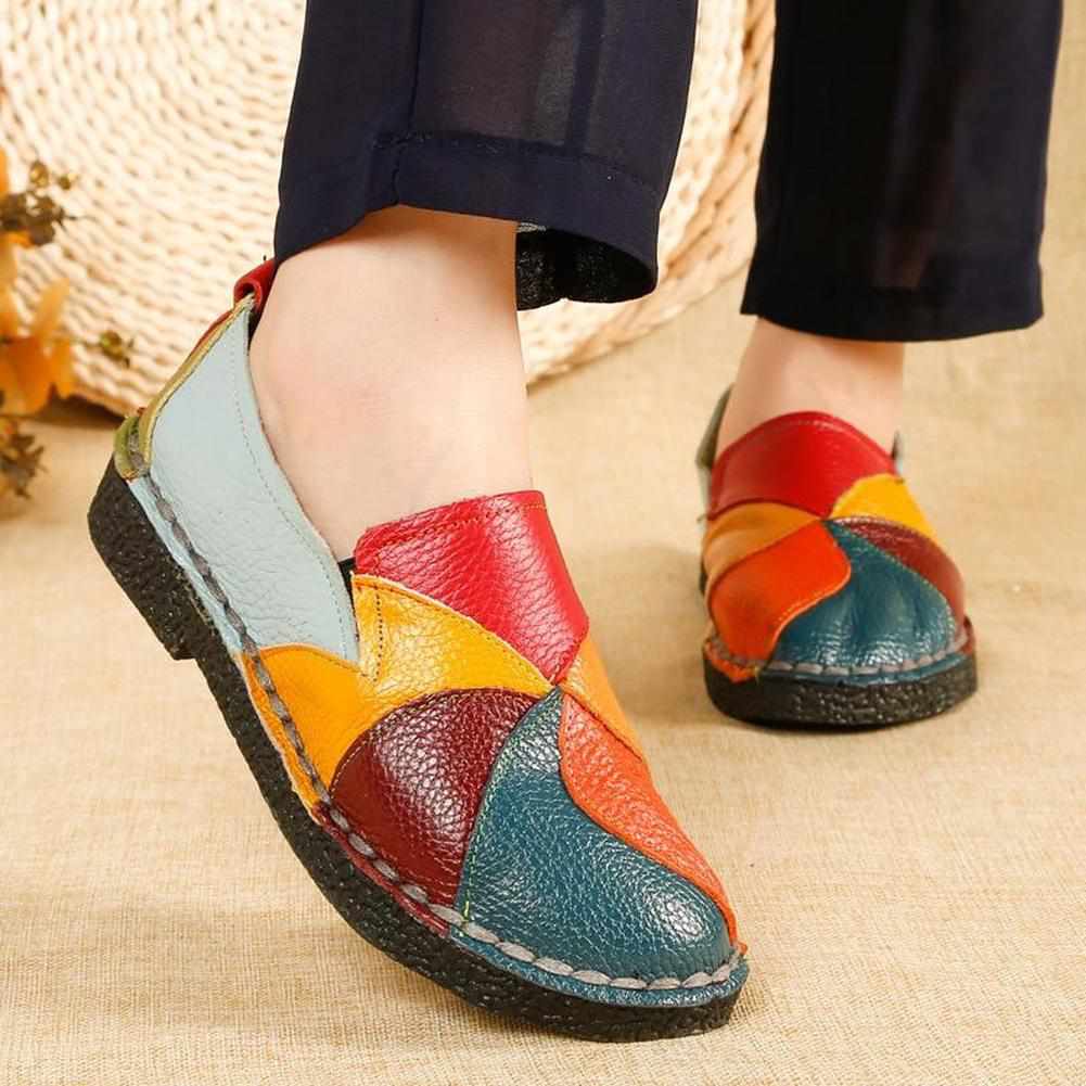 Saint Morris Colorful Leather Loafers