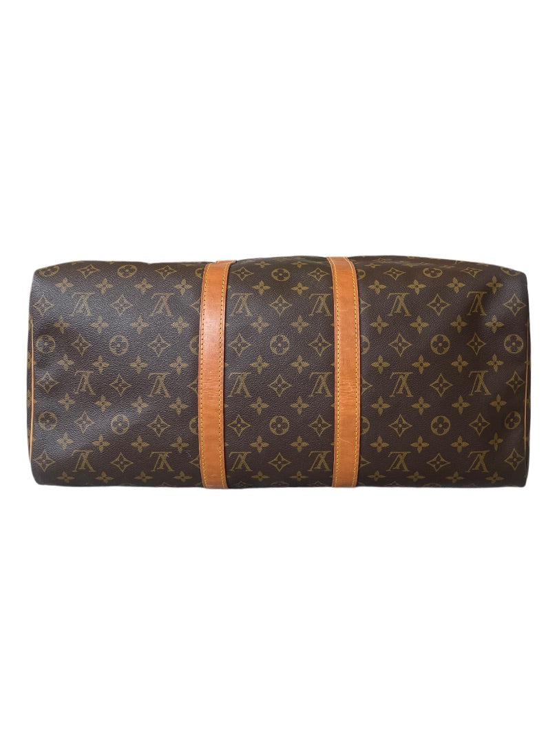 Louis Vuitton Brown Canvas Monogram Keepall 50 bag