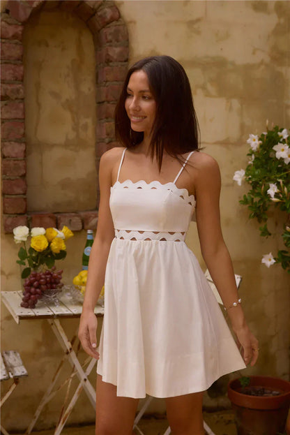 Dearest Friend Mini Dress White