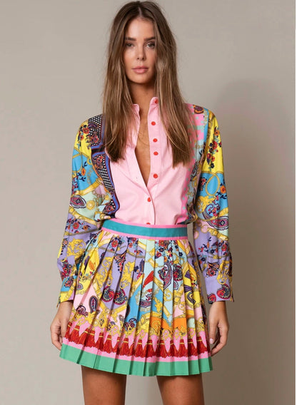 Kerry Shirt & Skirt Set