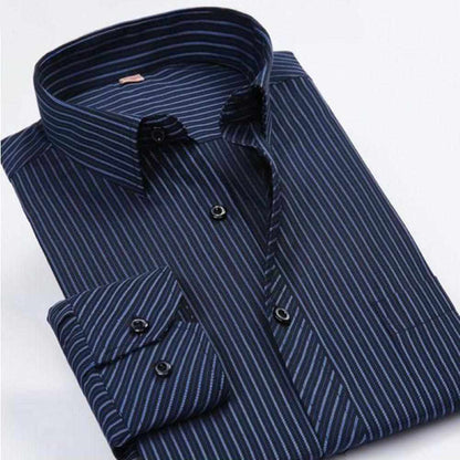 Sky Madrid Striped Dress Shirt