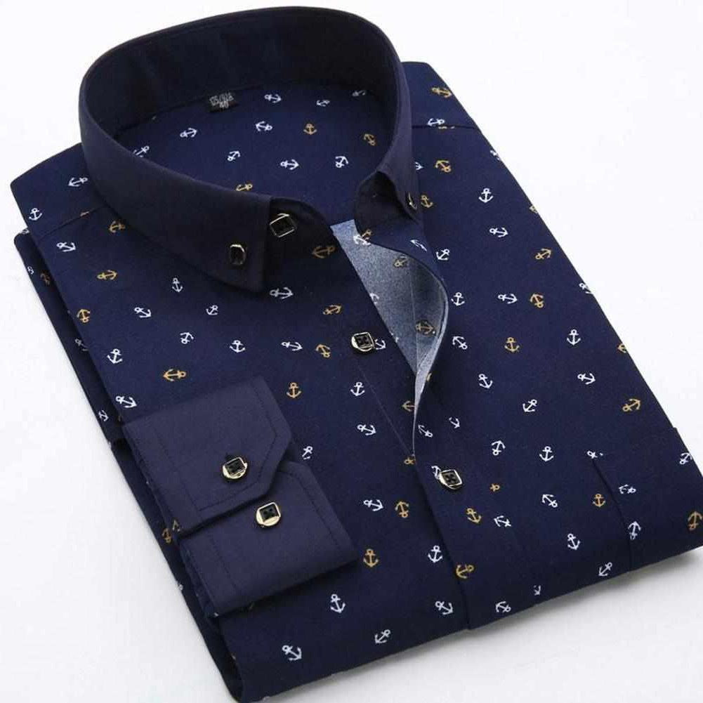 Sky Madrid Anchor Long Sleeve Shirt
