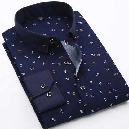 Sky Madrid Anchor Long Sleeve Shirt