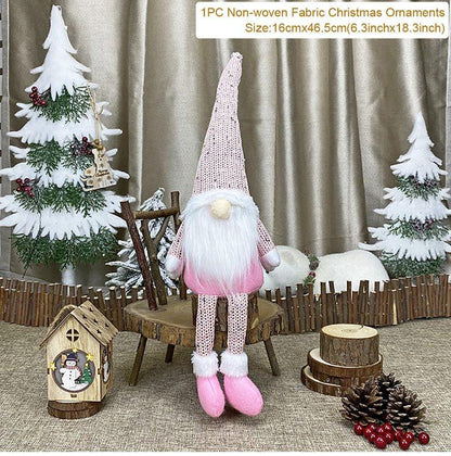 Gnome Christmas Faceless Doll Merry Christmas Decorations For Home Cristmas Ornament Xmas Navidad Natal New Year