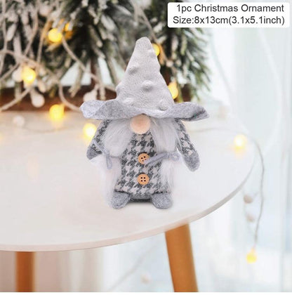 Gnome Christmas Faceless Doll Merry Christmas Decorations For Home Cristmas Ornament Xmas Navidad Natal New Year