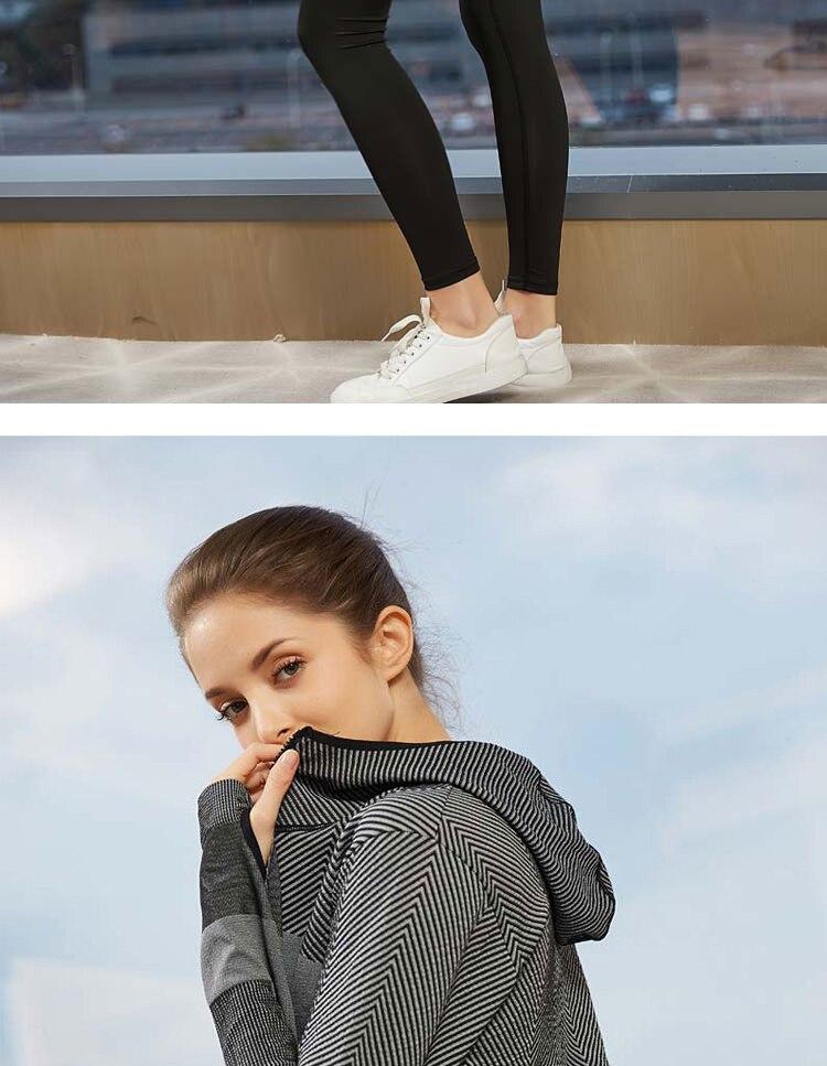 Splice Color Gym Workout Jackets Women Quick Dry Yoga Seamless Sport Fitness Coat Outwear Zipper Training Running Jacket Women'S