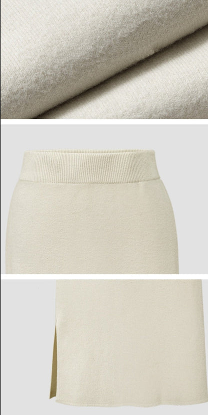 Knit Midi Skirt
