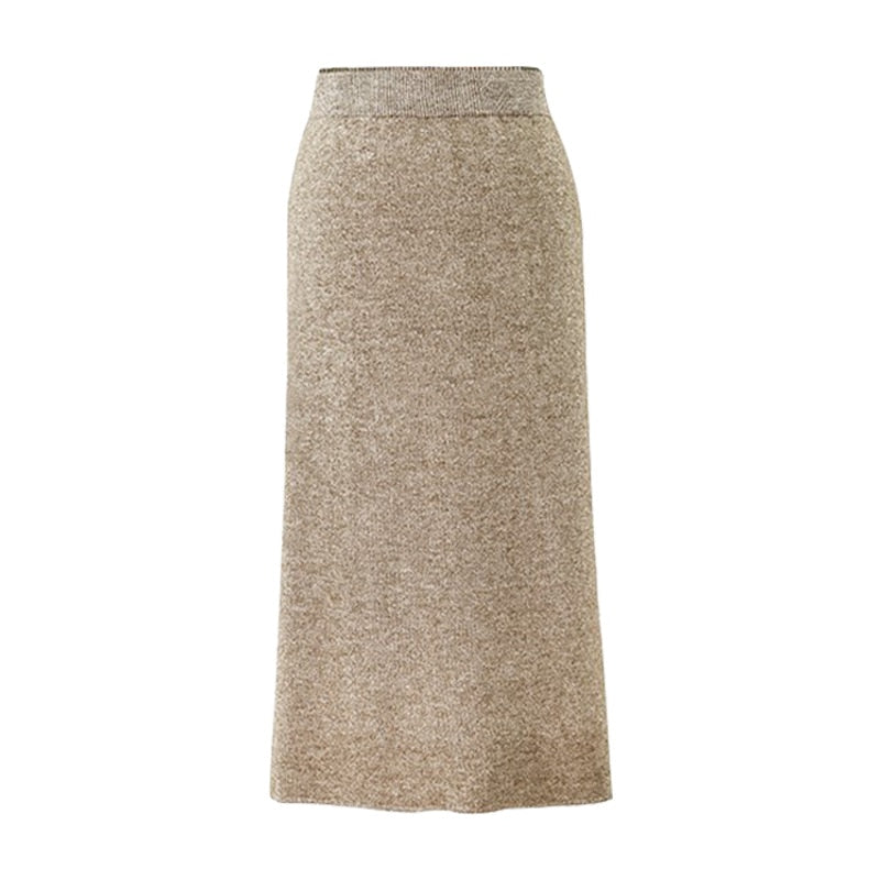 Knit Midi Skirt