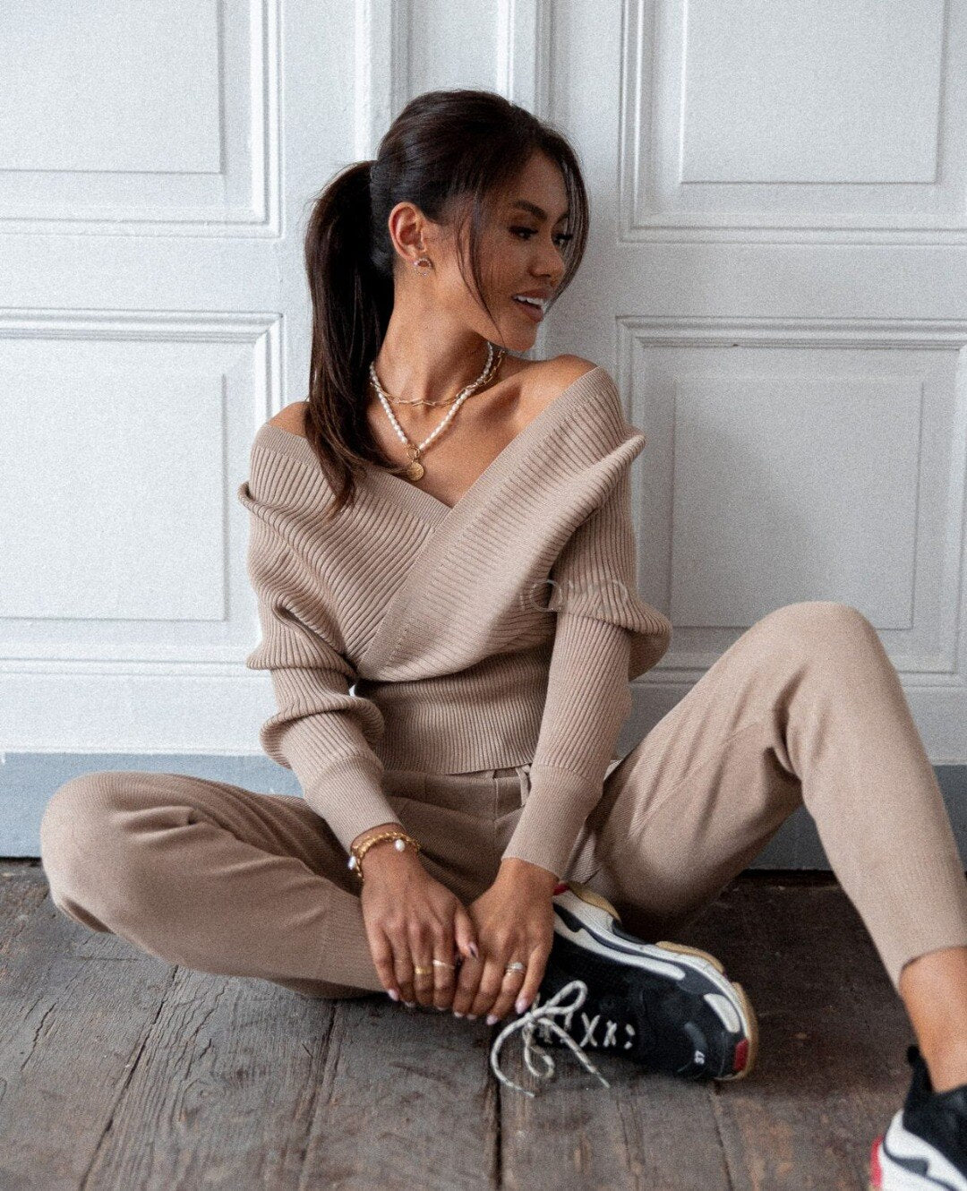 Jesika 2 Pieces  Knitweed Set