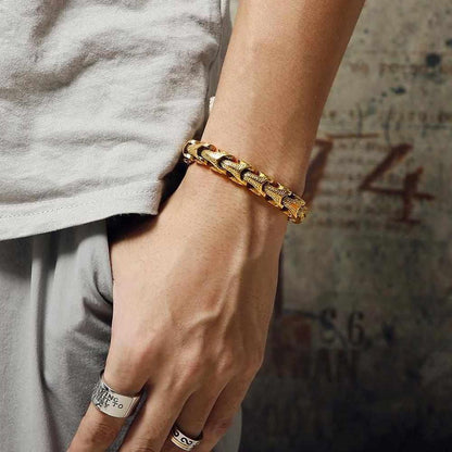 Sky Madrid Stainless Steel Dragon Bracelet