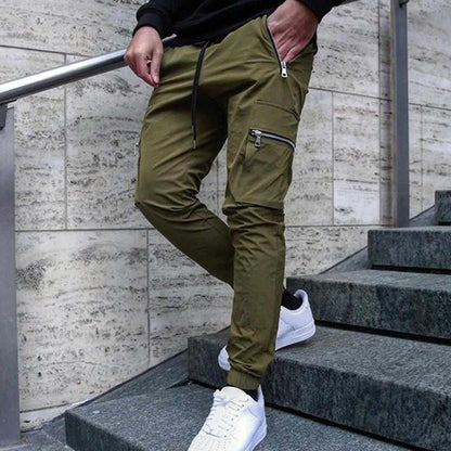 Sky Madrid Multi Pocket Slim Cargo Pants