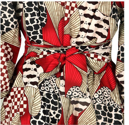 Hot Sale Sexy Africdresses For Women African Print Clothing One Shoulder Dress