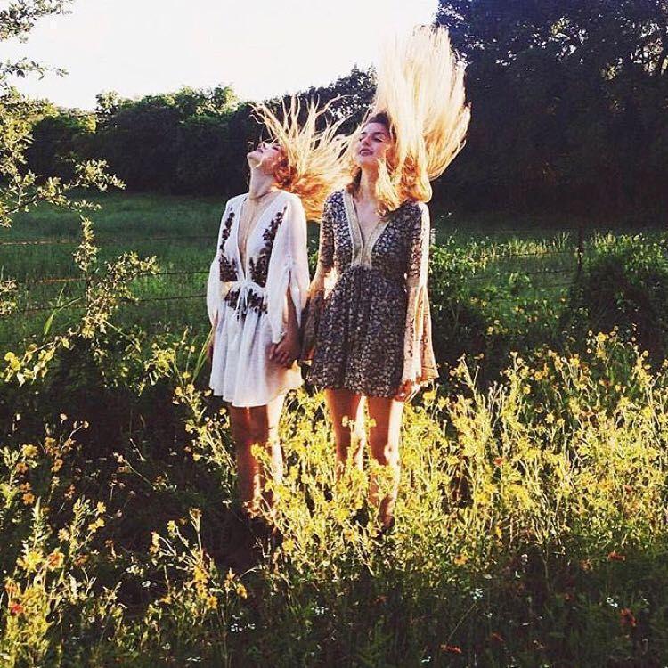Boho Sexy Embroidered Deep V-Neck Drawstring Long Sleeve Mini Dress