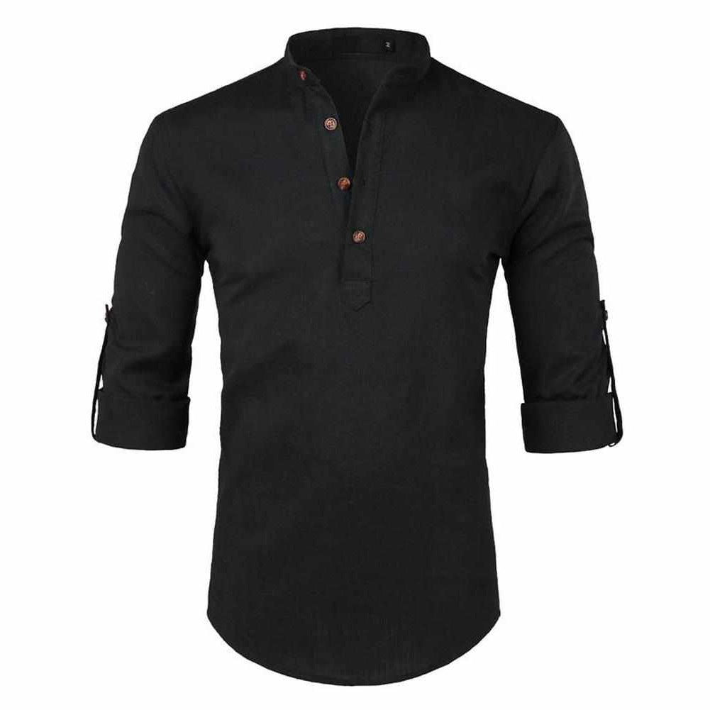 Saint Morris Linen Roll-Up Shirt