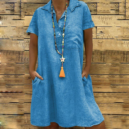 O Hals Casual Solid Boven Knie Jurk Mouw Losse Party Mini Jurk Vrouwen Off Shoulder Party Dress