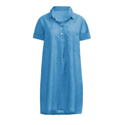 O Hals Casual Solid Boven Knie Jurk Mouw Losse Party Mini Jurk Vrouwen Off Shoulder Party Dress
