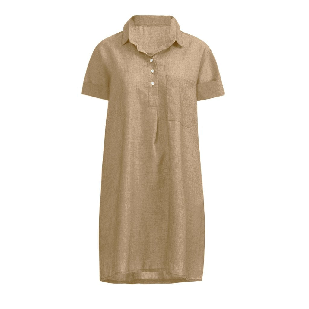 O Hals Casual Solid Boven Knie Jurk Mouw Losse Party Mini Jurk Vrouwen Off Shoulder Party Dress