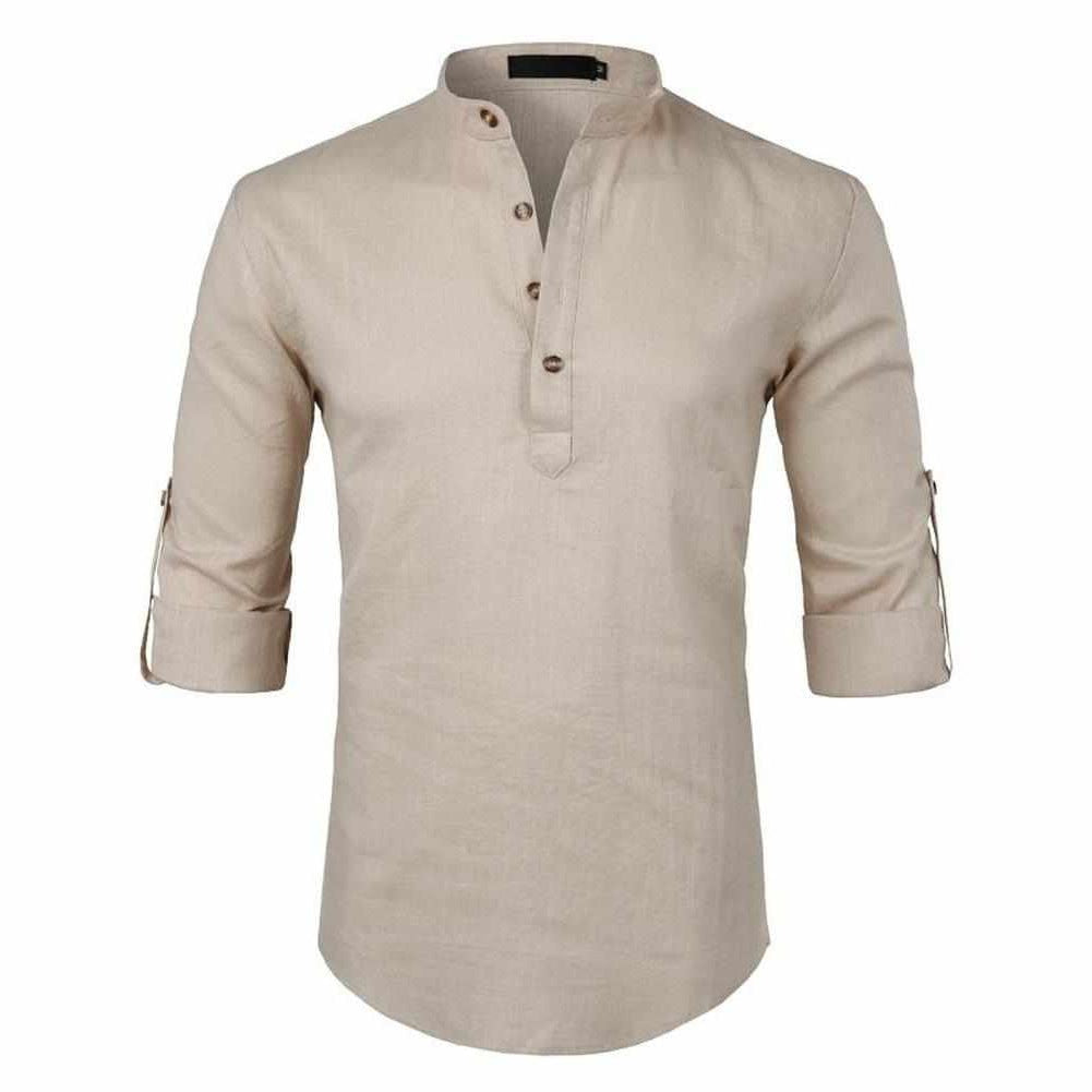 Saint Morris Linen Roll-Up Shirt