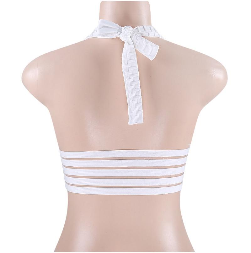 Sexy Deep V-Neck Halter Workout Women Bar Women Clothing 11 Color