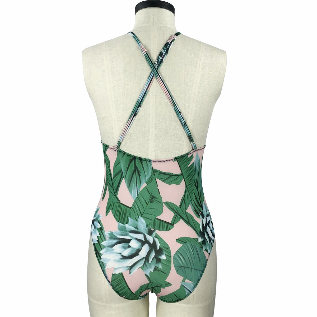 New Women Sling Swimsuit Siamese Sexy Printed Bikini