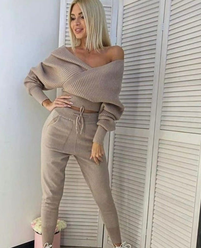 Jesika 2 Pieces  Knitweed Set