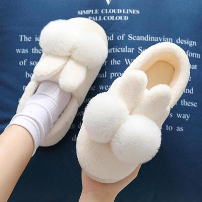 Sky Madrid Fluffy Rabbit Ear Slippers