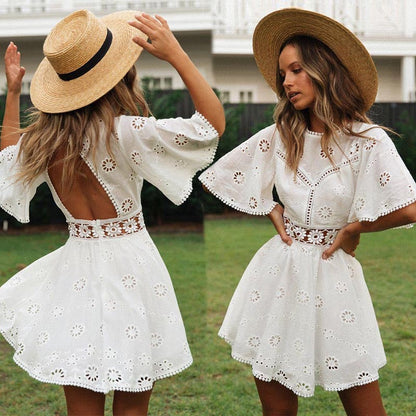 Lana Embroidered Dress