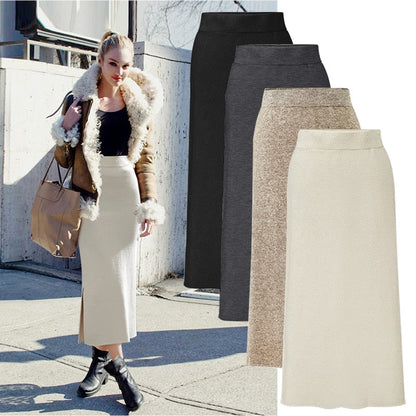 Knit Midi Skirt