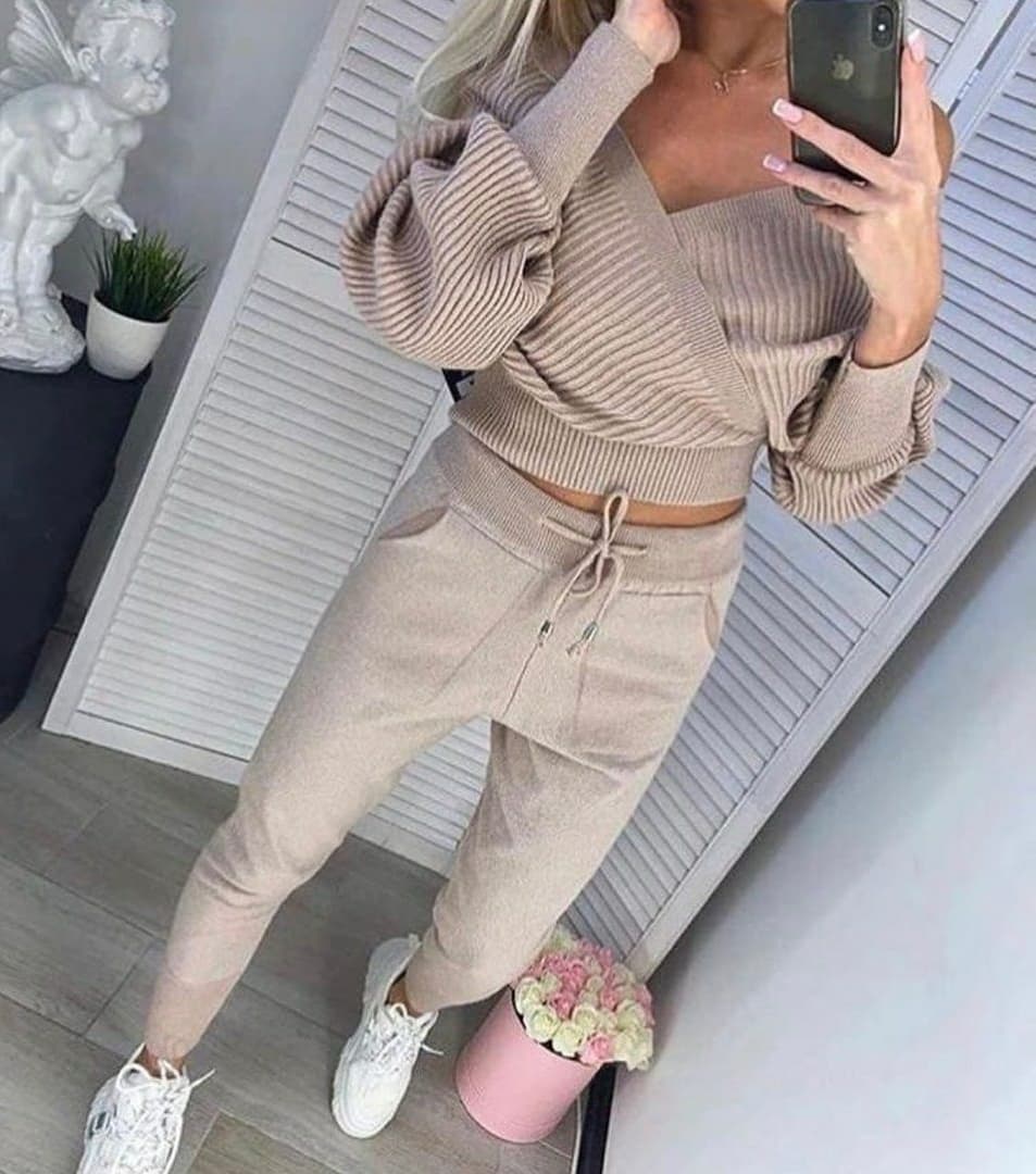 Jesika 2 Pieces  Knitweed Set