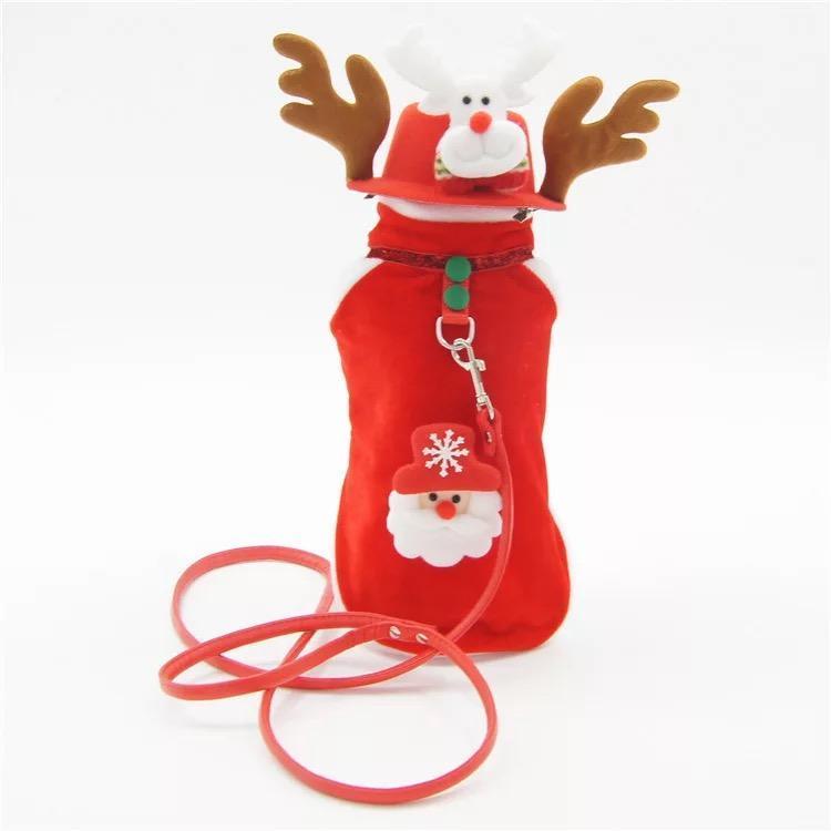Warm Winter Xmas Pet Dog Clothes Coat Jacket Santa Christmas Clothing For Small Medium Dog Cat Pet Supplies S-Xl