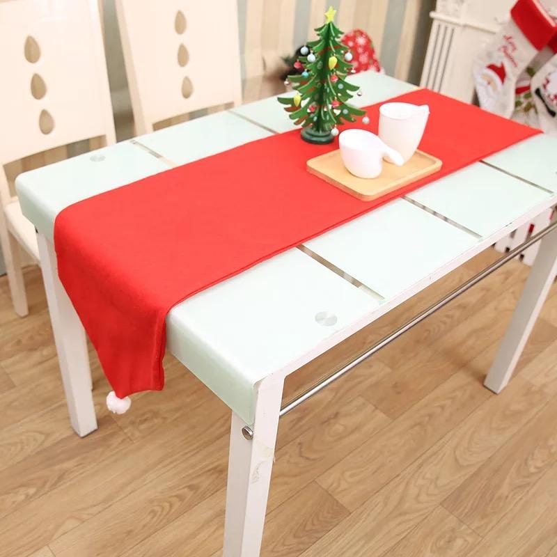 176X34Cm Christmas Table Runner Table Mat Set Cotton Tablecloth