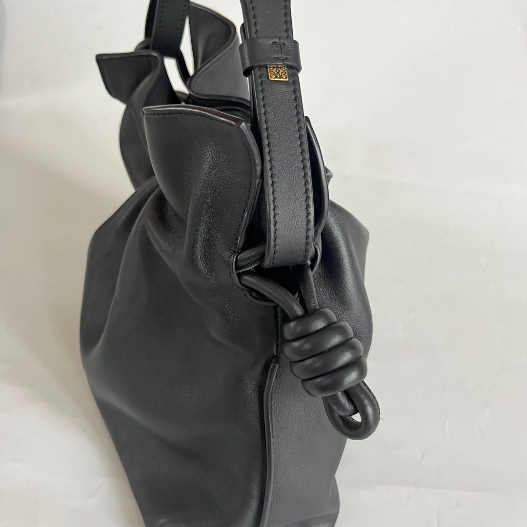 Loewe Shoulder Small Flamenco Bag with Anagram + logo strap