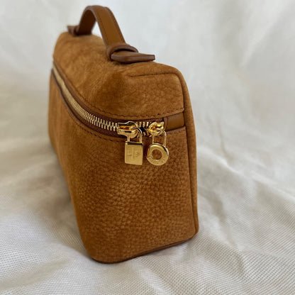 Loro Piana Bon Ton Brown/Sun Gold  Extra Pocket L19 Bag