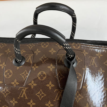 Louis Vuitton Keepall Bandoulière 50 Monogram Glaze Canvas Travel Bag