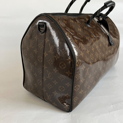 Louis Vuitton Keepall Bandoulière 50 Monogram Glaze Canvas Travel Bag