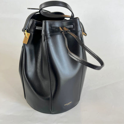 Saint Laurent Talitha Medium Leather Bucket Bag