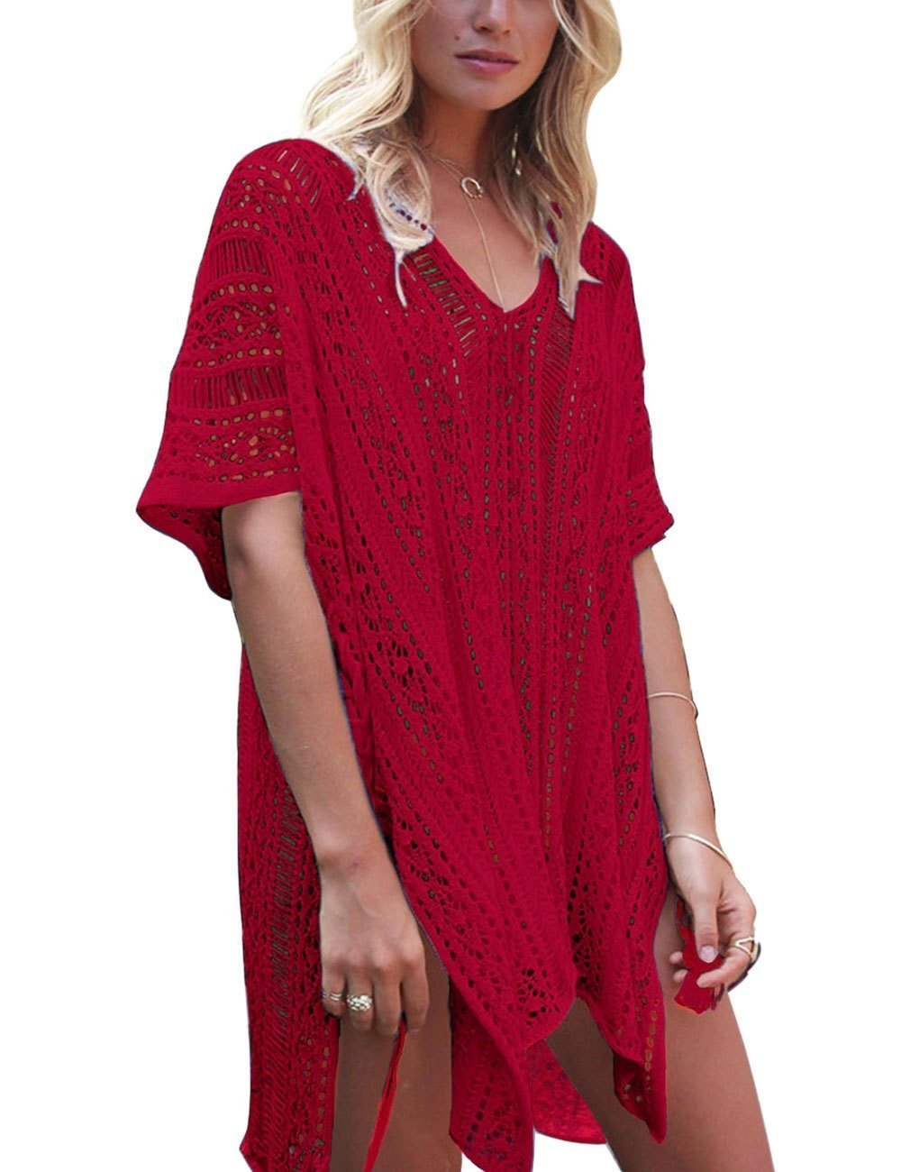 Bikini Hollow Beach Blouse Knitted Sun Protection Clothing Wholesale