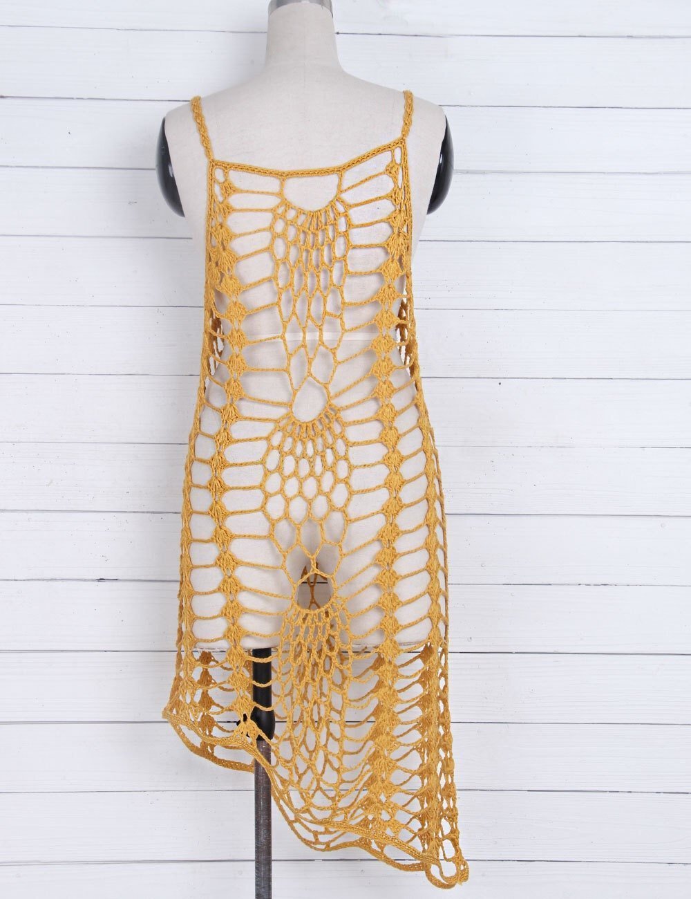 2018 Beach New Style Beach Blouse Lace Harness Knit Blouse