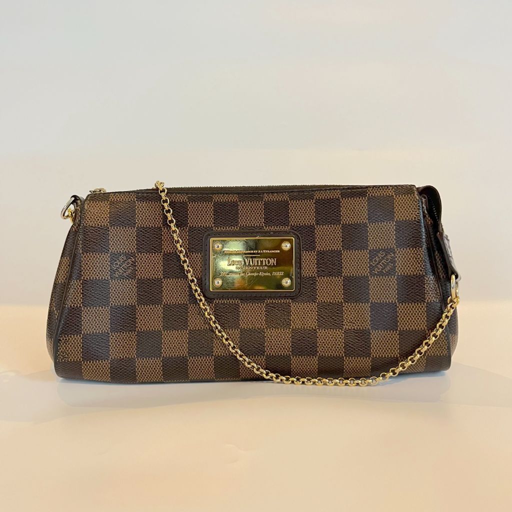 Louis Vuitton Damier Eva Brown Crossbody Bag