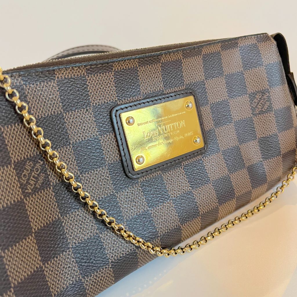 Louis Vuitton Damier Eva Brown Crossbody Bag