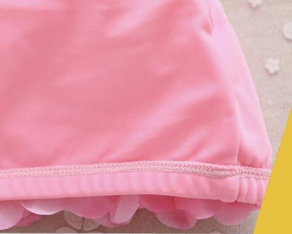 Handmade Romantic Flowers Women Swim Cap