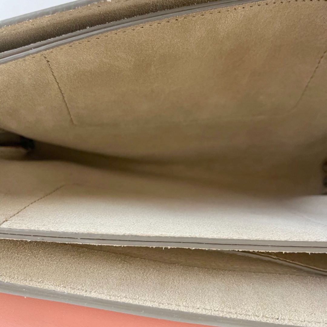 Chloe Pink Leather and Suede Small Faye Shoulder Bag