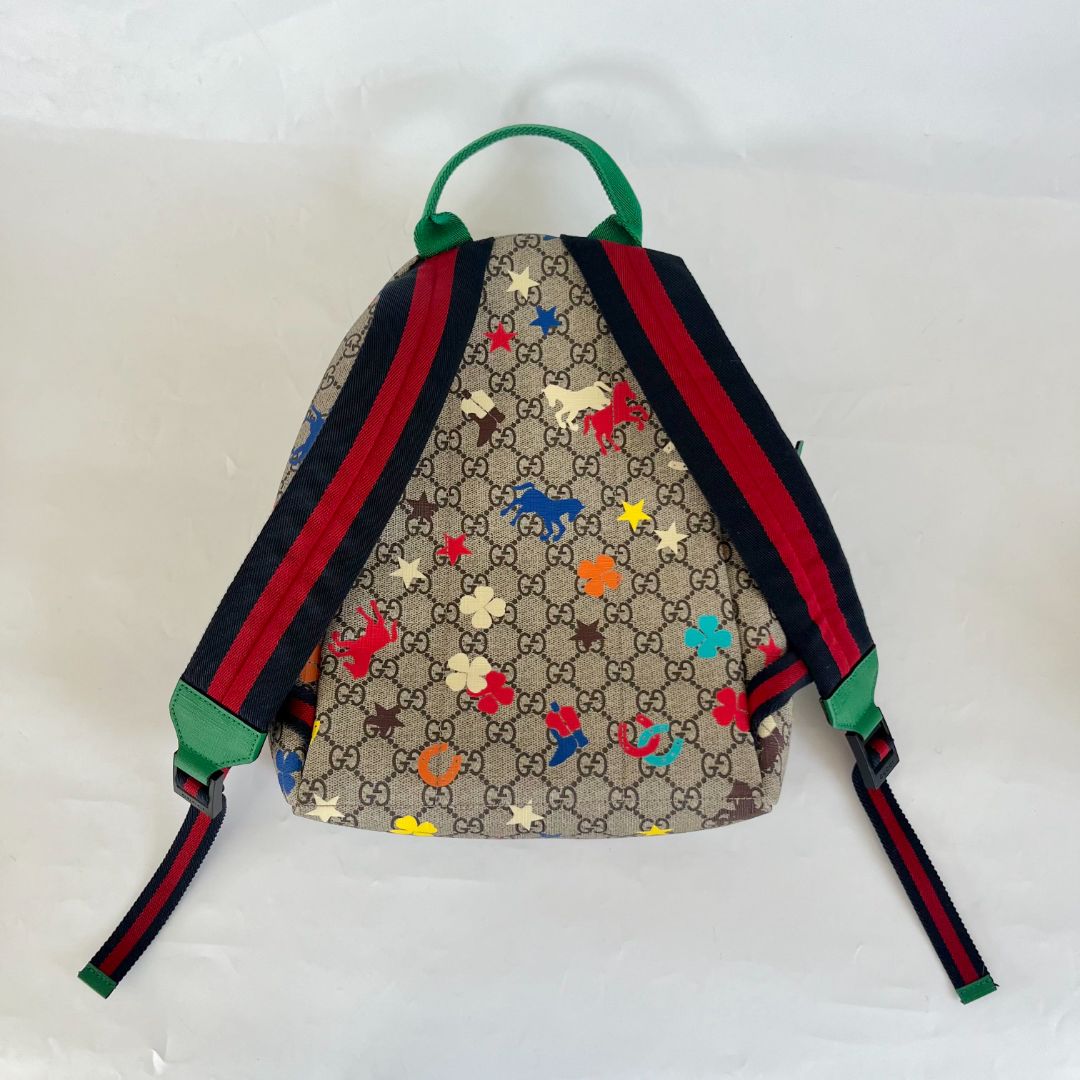 Gucci Junior GG Logo Multi-coloured Backpack
