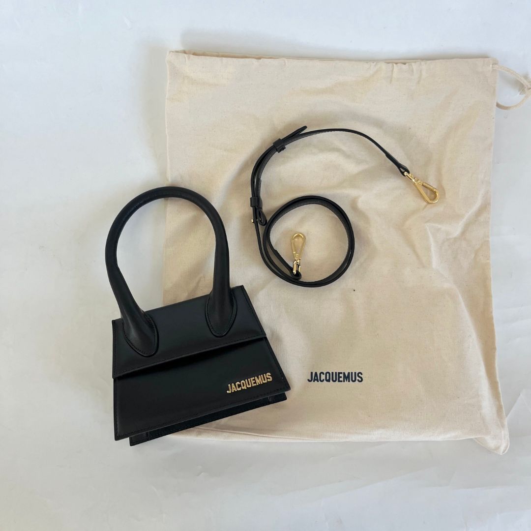 Jacquemus Le Grand Chiquito black leather bag
