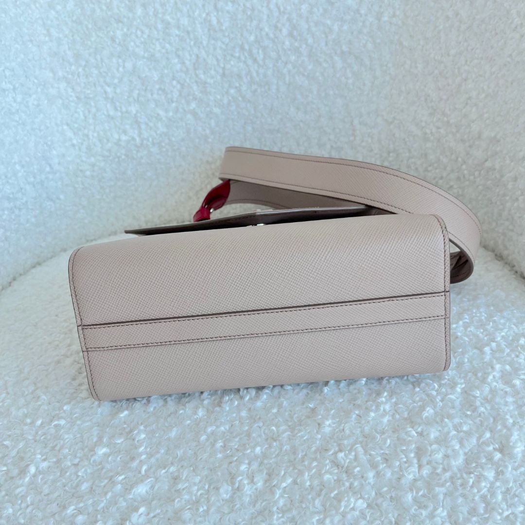 Prada Sand Beige Prada Monochrome Saffiano Crossbody bag